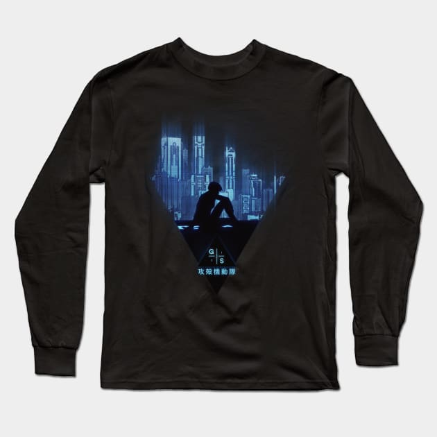 Ghost in the Shell Long Sleeve T-Shirt by Mateus